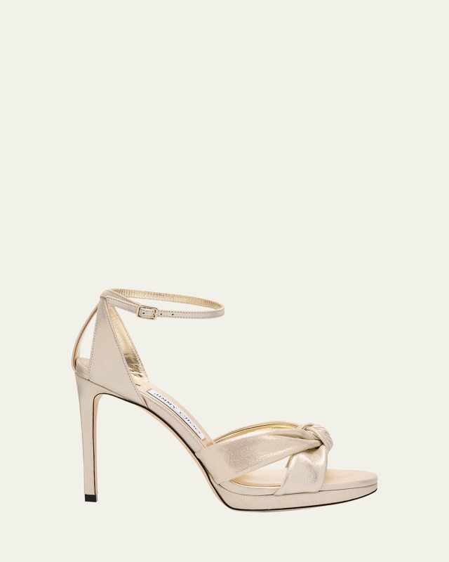 Rosie 100 Shimmer Suede Sandals